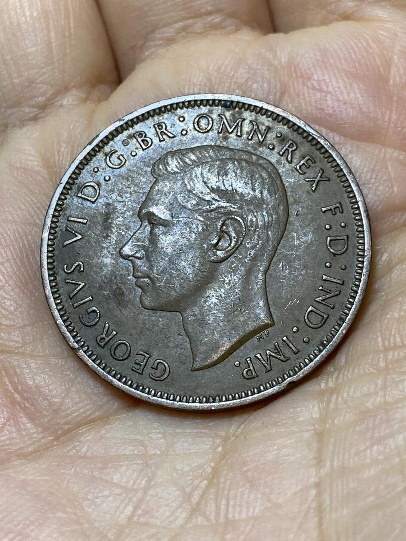 2025年第一百零六场(总第一百三十二场）外国好品散币(免佣金) 英国🇬🇧1939年1便士(乔治六世第一版)