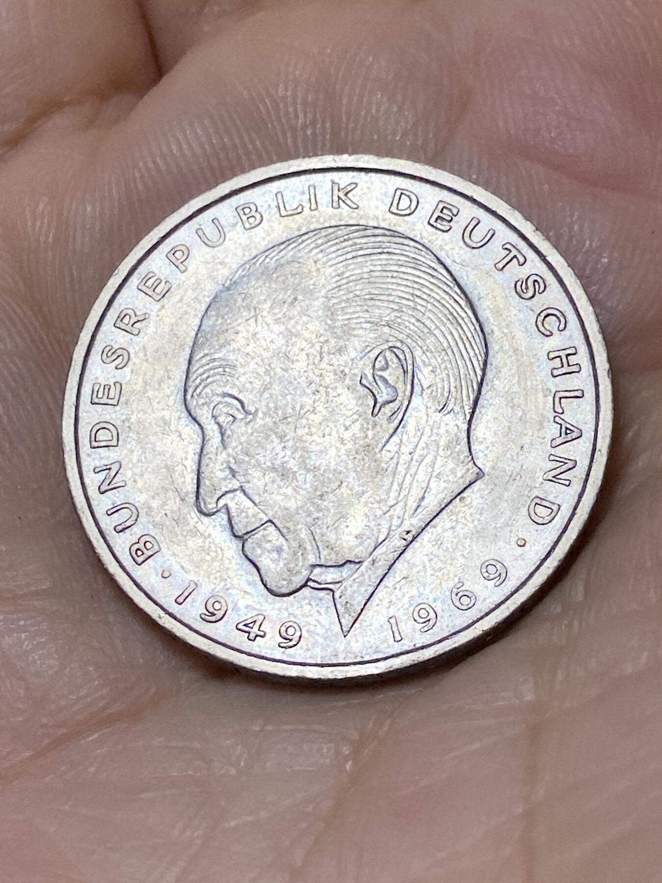 2025年第一百零六场(总第一百三十二场）外国好品散币(免佣金) 德国🇩🇪1976年2马克(D标，慕尼黑造)