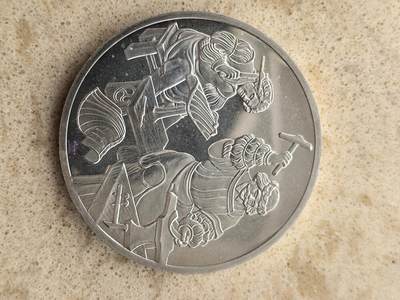 道一币馆币章第一百五十场 - 奥地利2001年沙滕堡城堡500先令纪念银币  24g 925S