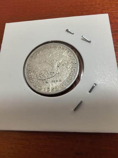 长老汇蛇年精选第五十九场拍卖 1952古巴共和国50周年20分银币，10克900银（2）