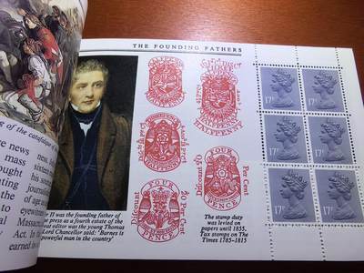 长老汇蛇年精选第五十九场拍卖 英国泰晤士报主题小本票，面值5英镑，全新