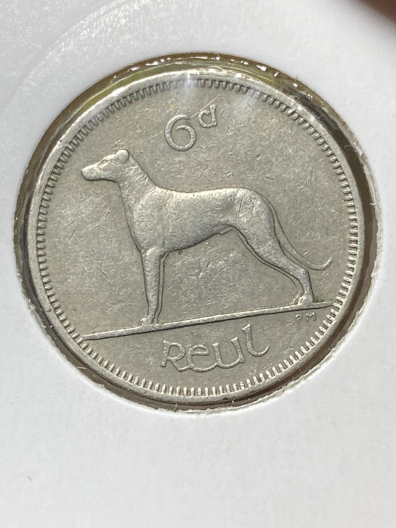2025年第一百零六场(总第一百三十二场）外国好品散币(免佣金) 爱尔兰🇮🇪1962年6便士(共和国时期第一套第二版)