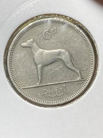 2025年第一百零六场(总第一百三十二场）外国好品散币(免佣金) - 爱尔兰🇮🇪1962年6便士(共和国时期第一套第二版)