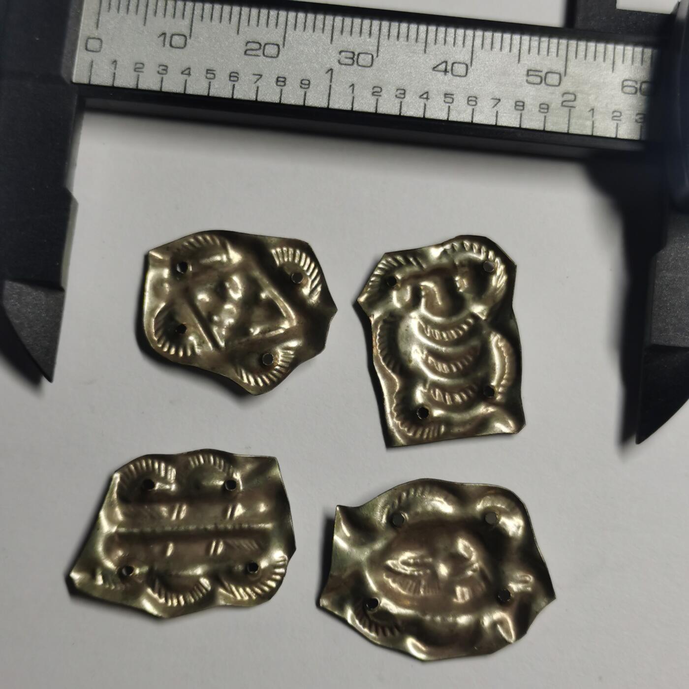 藏珍品阁专场77期 清末老银花件