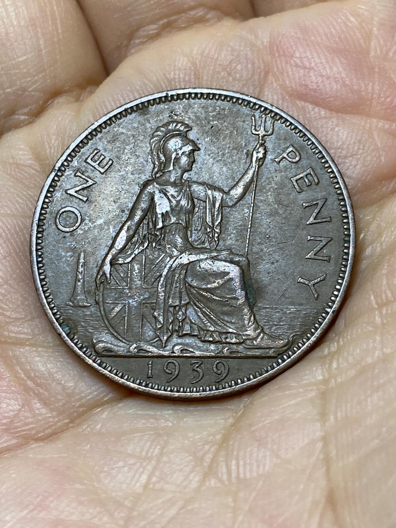 2025年第一百零六场(总第一百三十二场）外国好品散币(免佣金) 英国🇬🇧1939年1便士(乔治六世第一版)