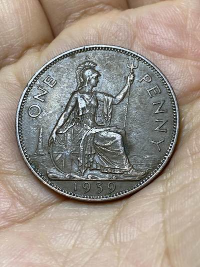 2025年第一百零六场(总第一百三十二场）外国好品散币(免佣金) - 英国🇬🇧1939年1便士(乔治六世第一版)