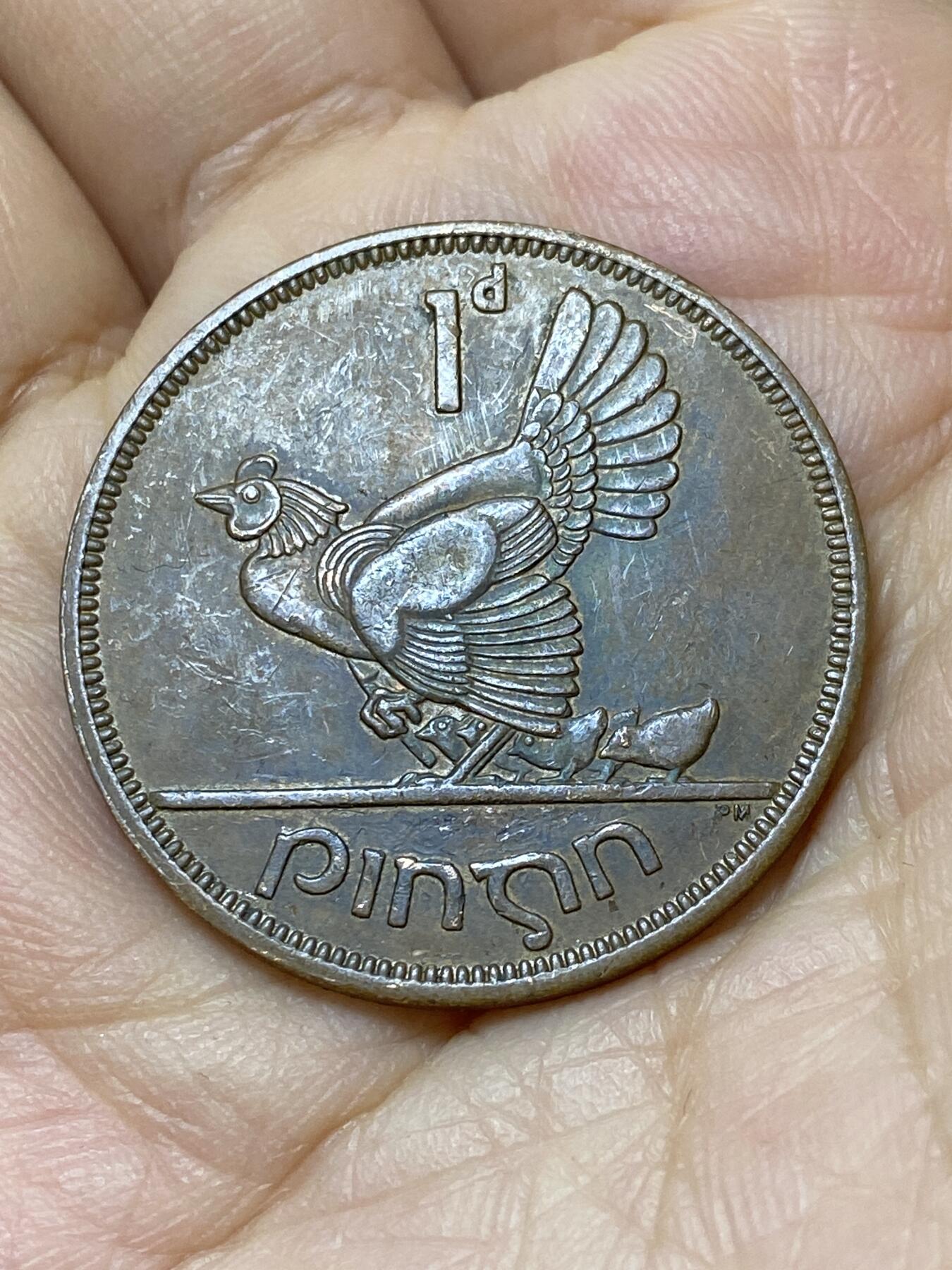 2025年第一百零六场(总第一百三十二场）外国好品散币(免佣金) 爱尔兰🇮🇪1965年1便士(共和国时期第一套)