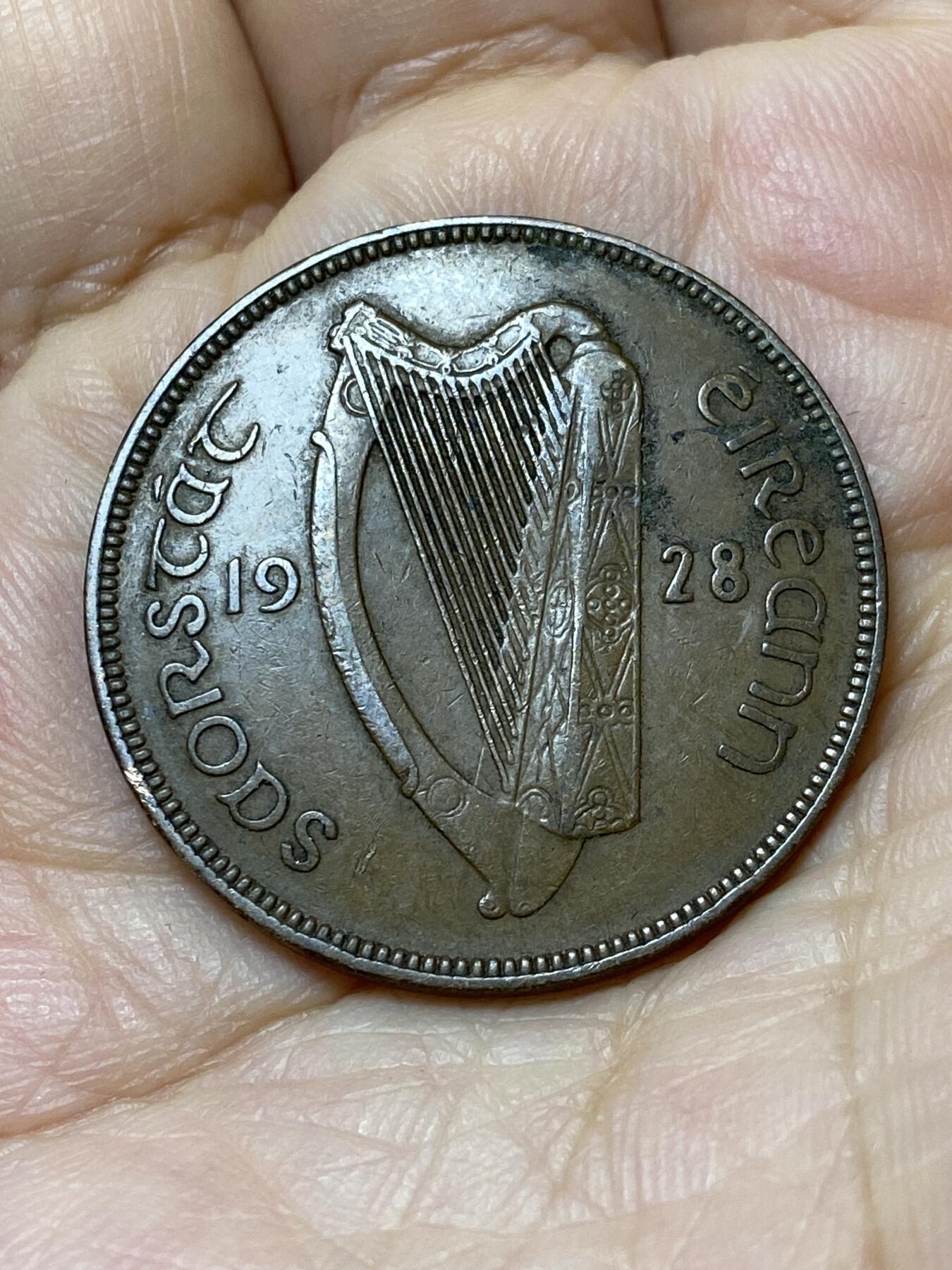 2025年第一百零六场(总第一百三十二场）外国好品散币(免佣金) 爱尔兰🇮🇪1928年1便士(自由邦时期首发年)