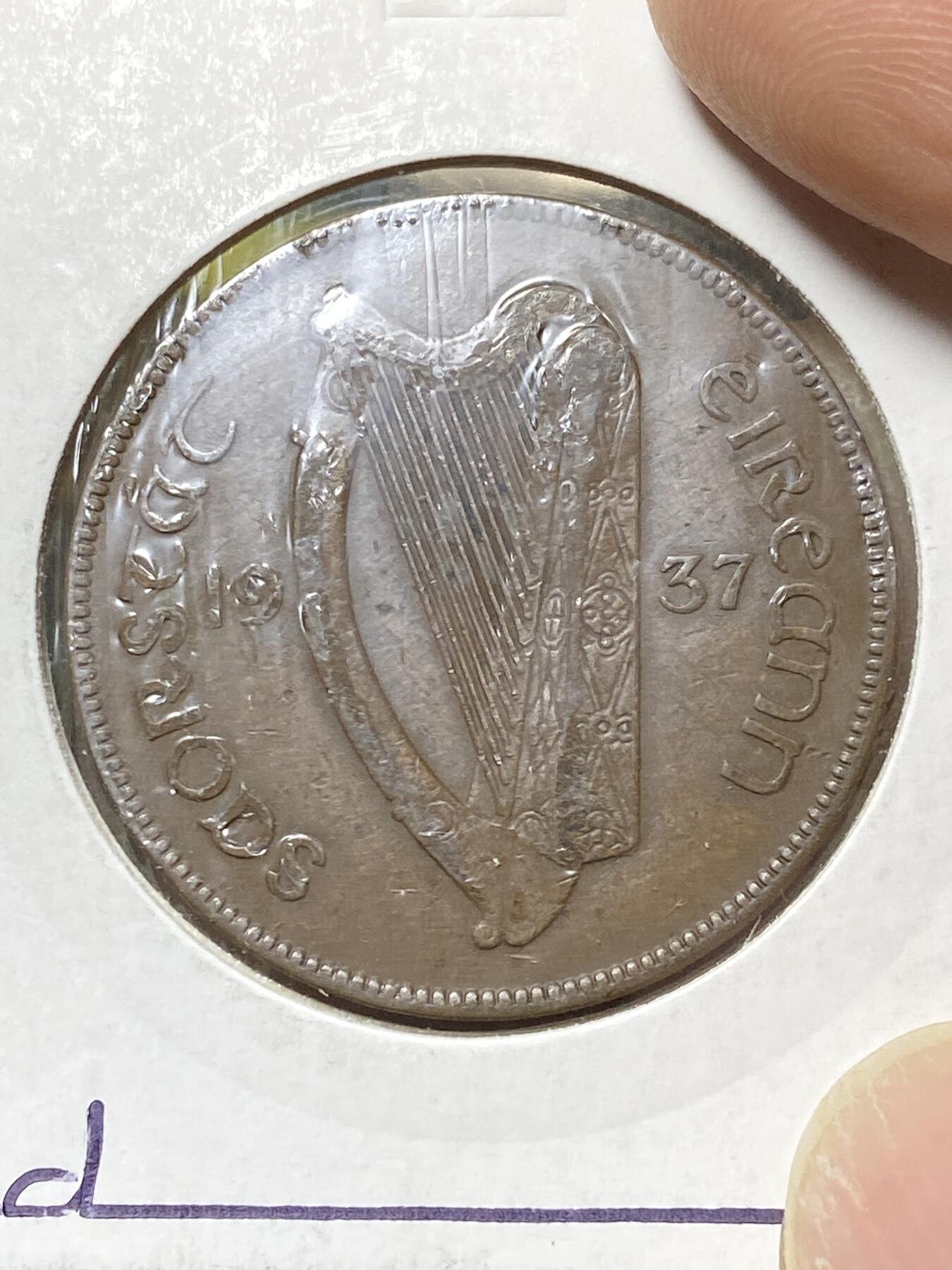2025年第一百零六场(总第一百三十二场）外国好品散币(免佣金) 爱尔兰🇮🇪1937年1便士(自由邦时期)