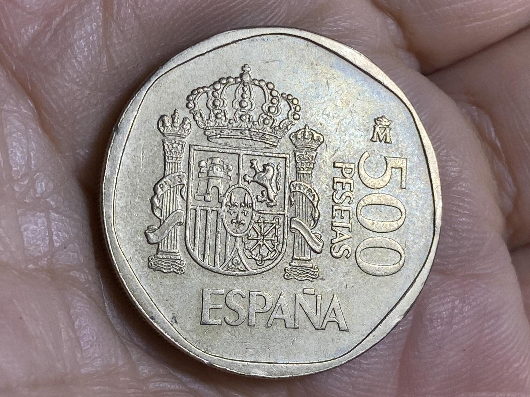2025年第一百零六场(总第一百三十二场）外国好品散币(免佣金) 西班牙🇪🇸1988年500比塞塔(第一版，无防伪标版)