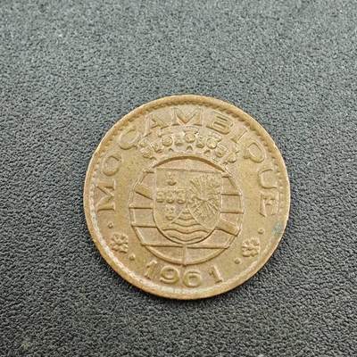 【淘币小摊】实时拍第七百六十二拍  国庆10拍 散币银币场 外出13号发货  满百包邮可预留二周 每周一统一发货   - 莫桑比克1961年20分铜币