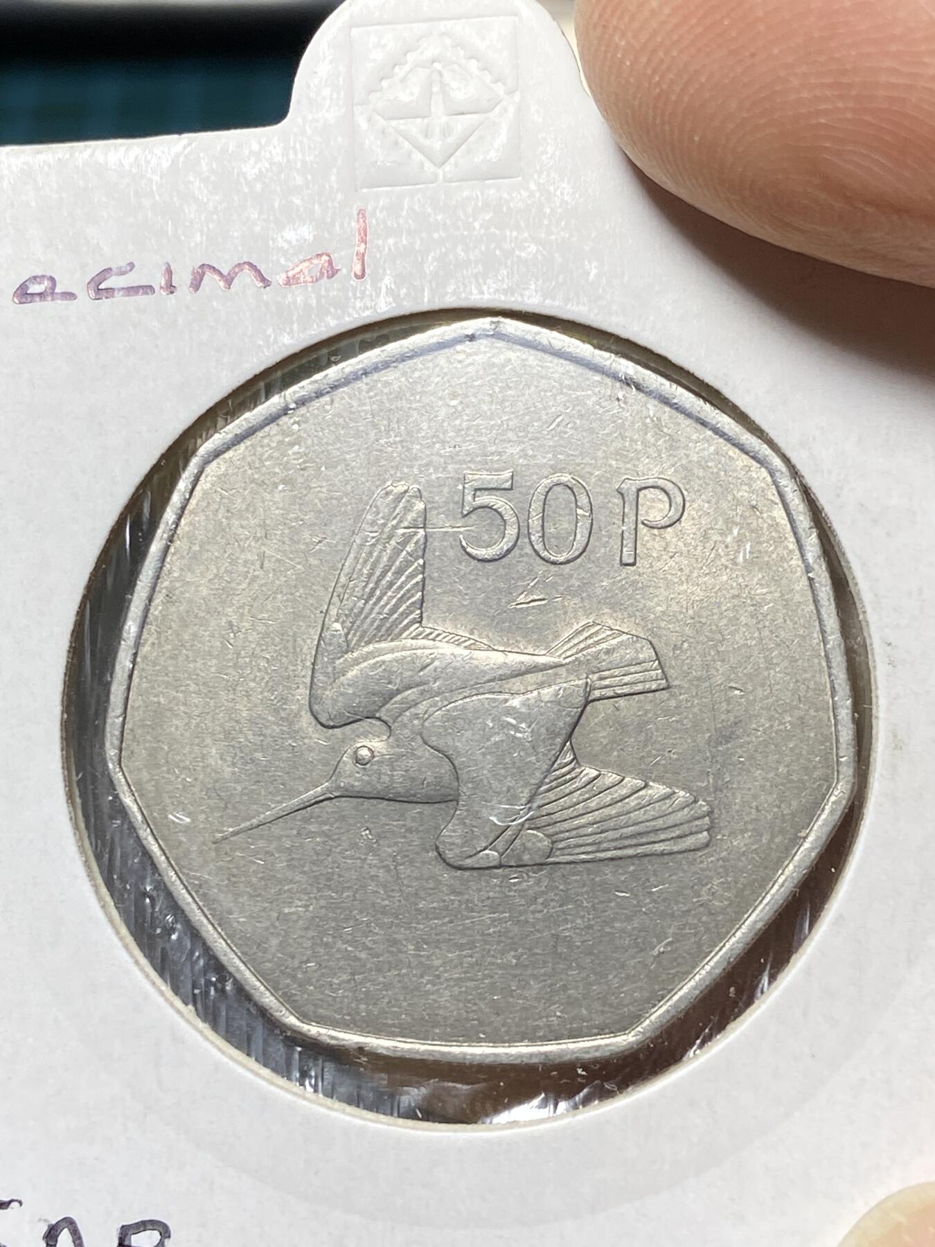 2025年第一百零六场(总第一百三十二场）外国好品散币(免佣金) 爱尔兰🇮🇪1970年50便士(共和国时期第二套)