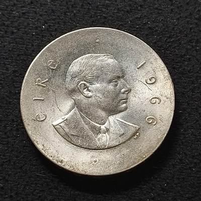 【全场包邮】纯粹捡漏拍467场 - 爱尔兰1966年10先令复活节起义50周年精制纪念银币