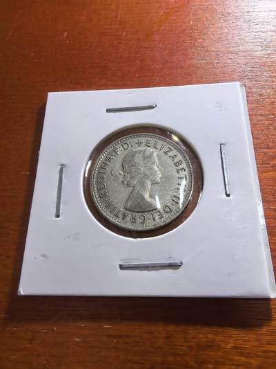 长老汇蛇年精选第五十九场拍卖 1960澳大利亚伊丽莎白二世1先令绵羊银币