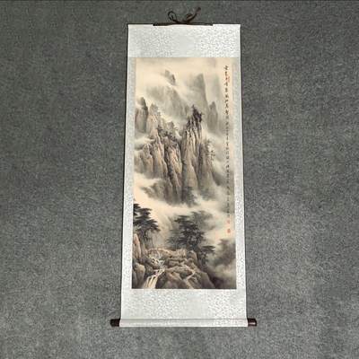 名家名画（装饰画）专场 - 云卷千峰集 董希源山水卷轴画