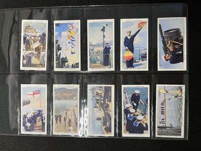 英国古典烟标50枚，海军全套。 英国古典烟标50枚，海军全套。