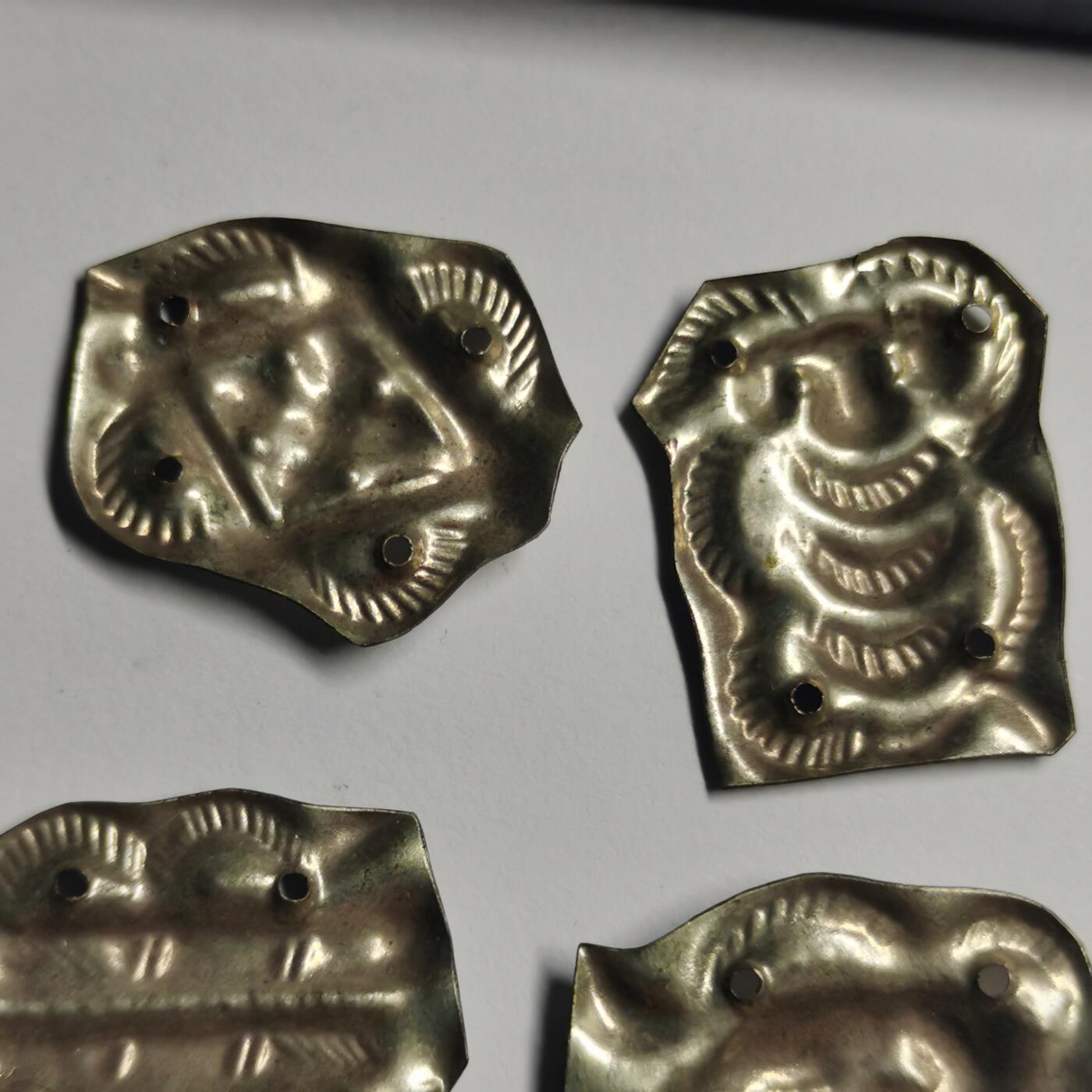 藏珍品阁专场77期 清末老银花件
