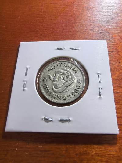 长老汇蛇年精选第五十九场拍卖 1960澳大利亚伊丽莎白二世1先令绵羊银币