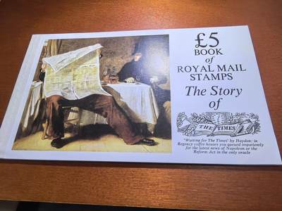 长老汇蛇年精选第五十九场拍卖 英国泰晤士报主题小本票，面值5英镑，全新