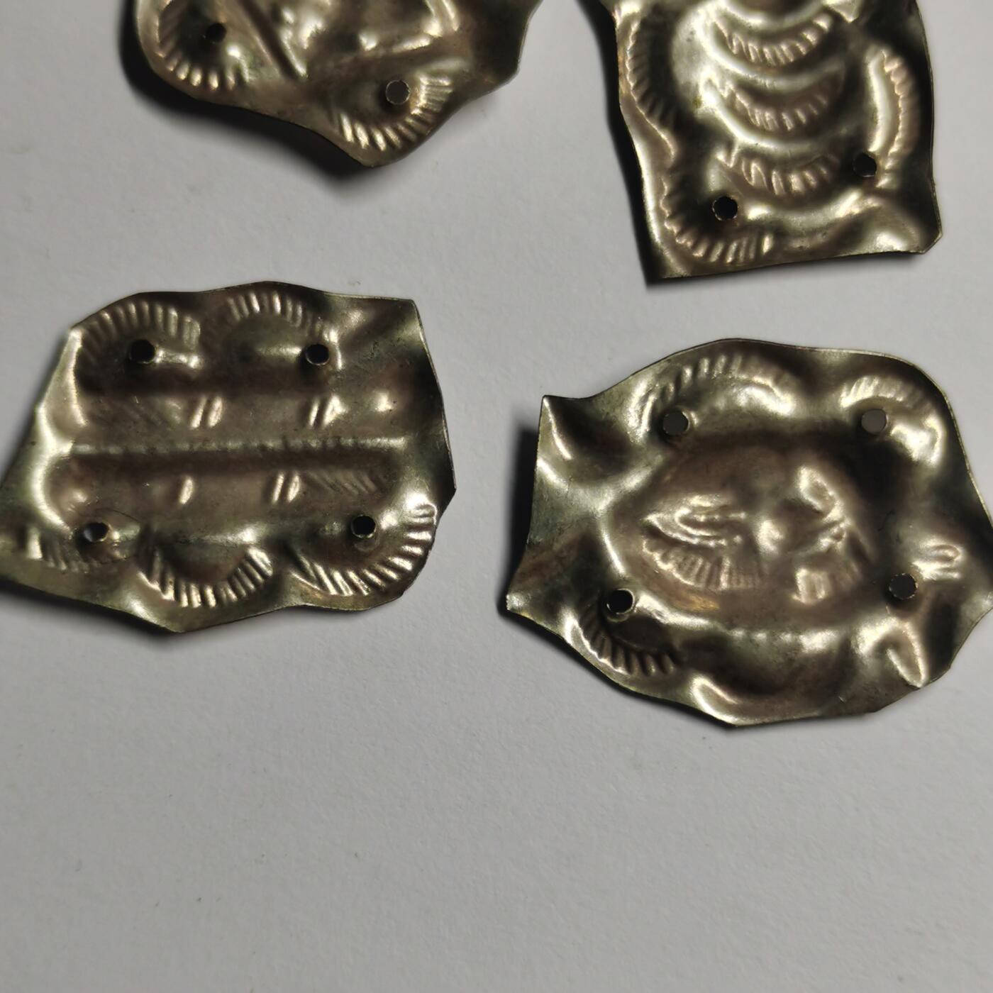 藏珍品阁专场77期 清末老银花件