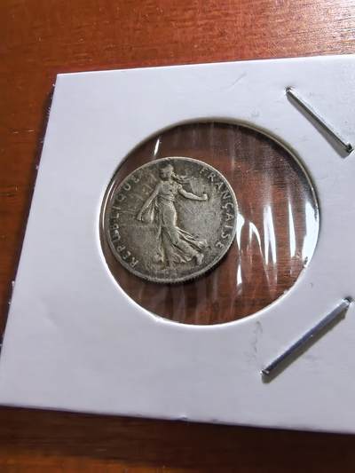 长老汇蛇年精选第五十九场拍卖 1915法国播种女神50分银币，2.5克835银