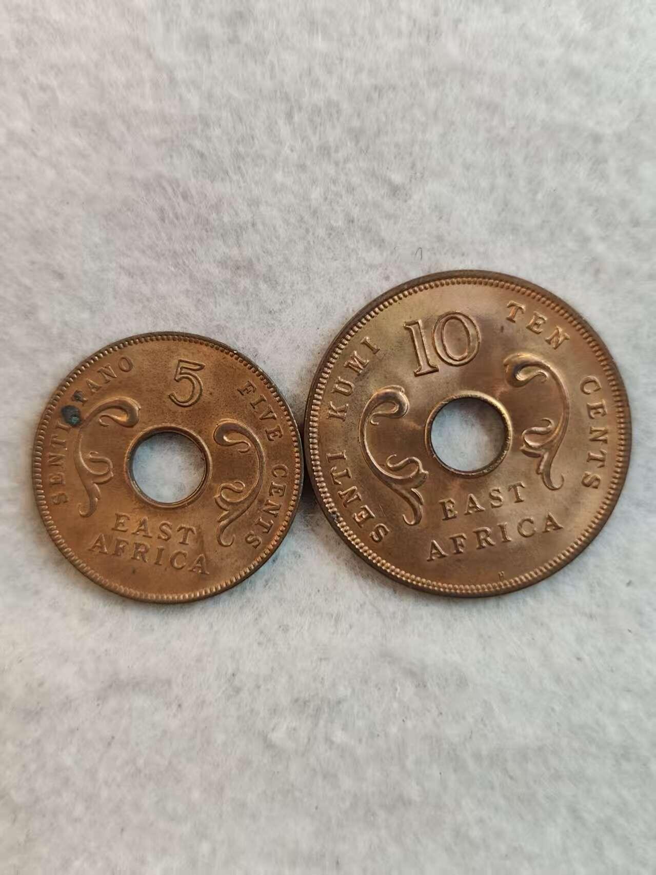 G&W世界散币，银币处理专场（第33场） 东非1964年2枚