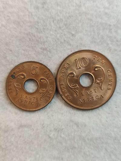 G&W世界散币，银币处理专场（第33场） - 东非1964年2枚