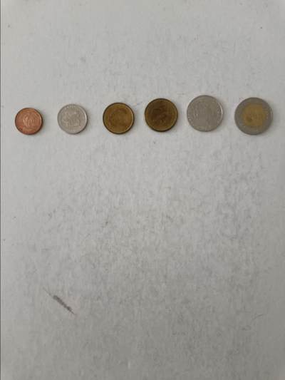 【20251010】非全新纸币第293场 阿尔巴尼亚6枚硬币小全套