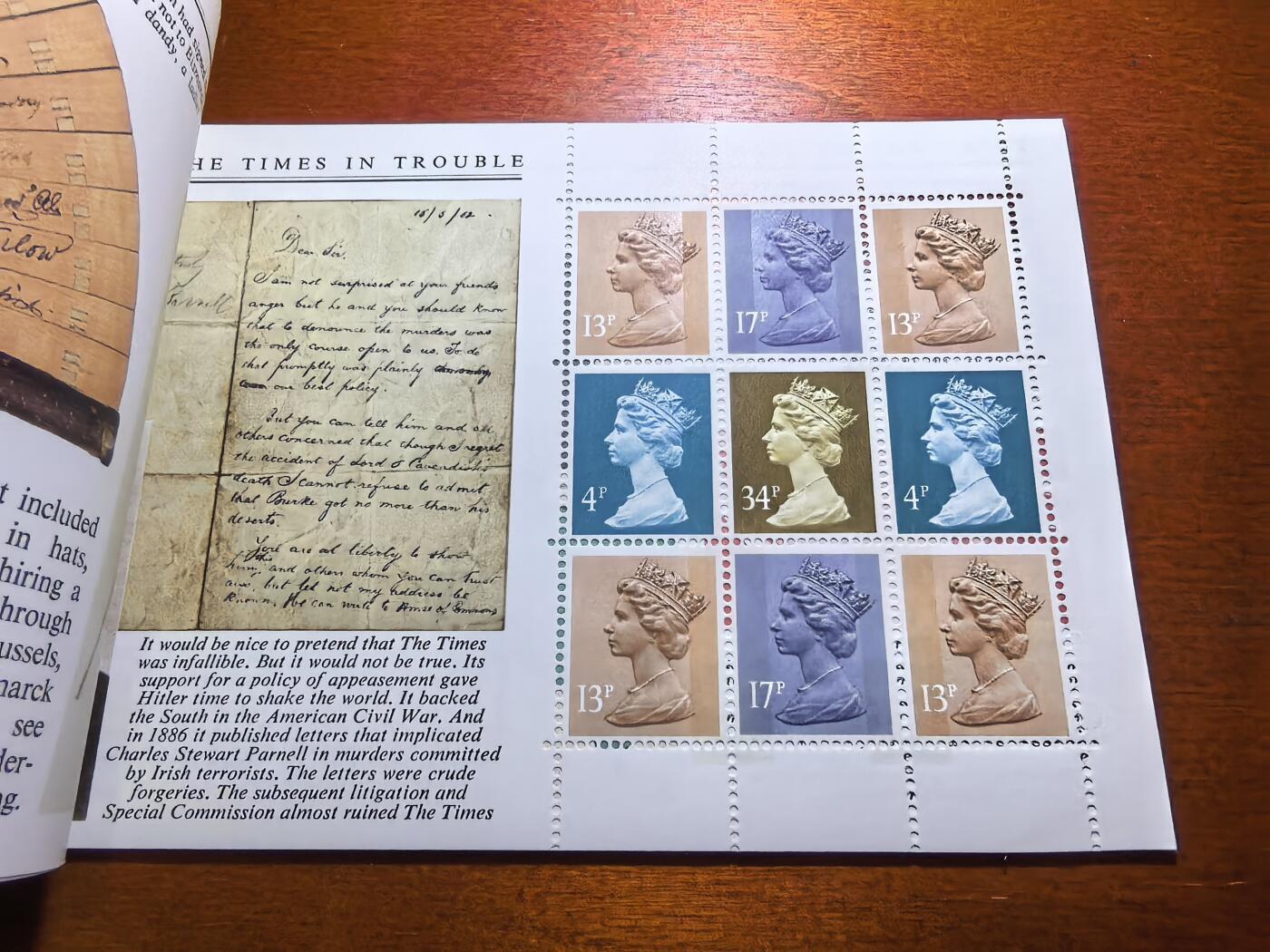 长老汇蛇年精选第五十九场拍卖 英国泰晤士报主题小本票，面值5英镑，全新