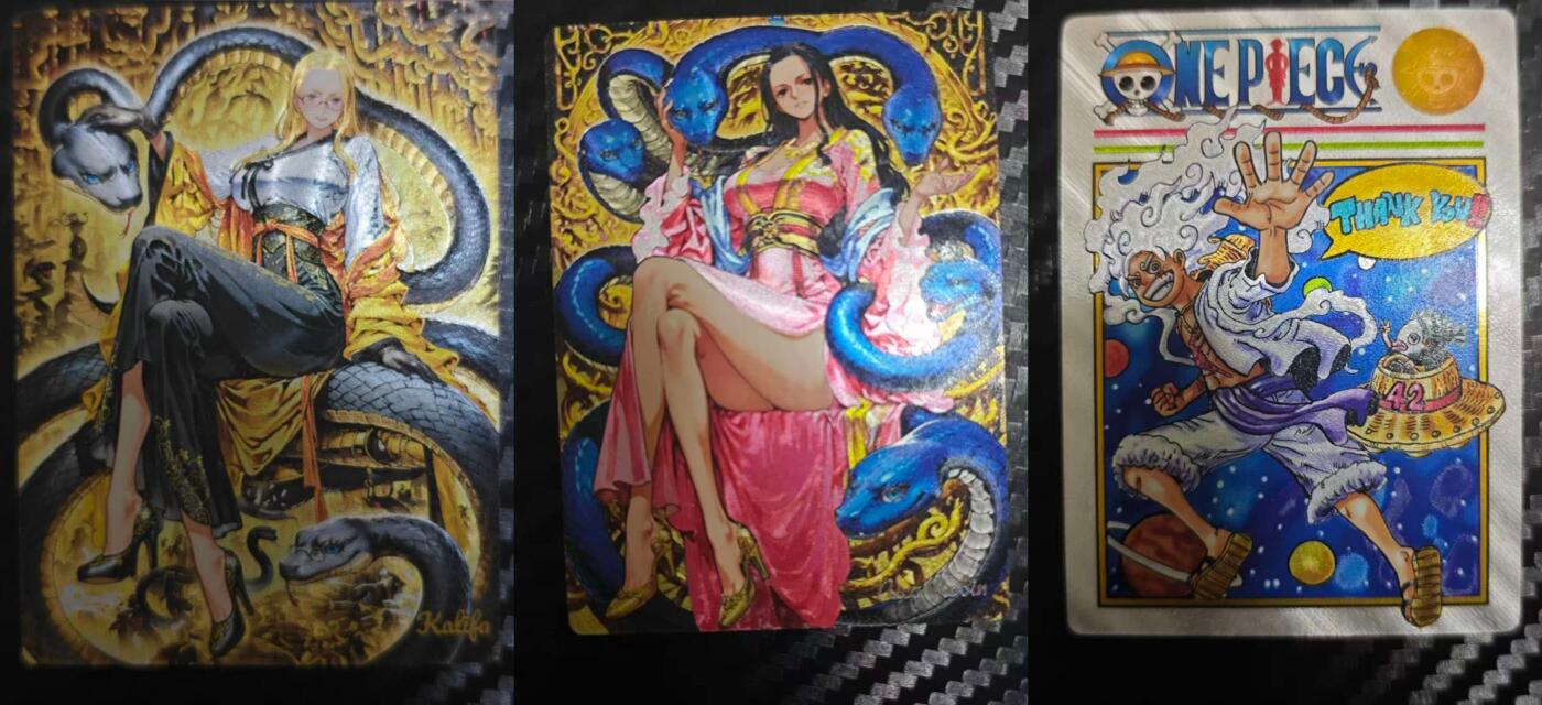 龙虎卡牌第五十八场（无佣金，满120包邮，周六晚上结拍，欢迎送拍） 粗闪3张 奇点 海贼王