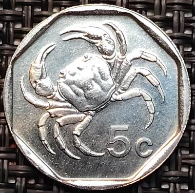 布加迪🐬～世界钱币(上海)🌾第 249 期 /  各国套币和散币 - 马耳他🇲🇹 2001年 5分 国徽版