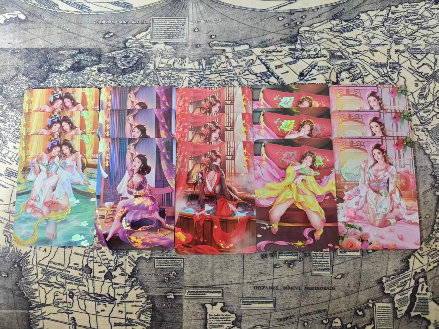 光影卡牌第24期，各家亲签，各家套卡，持续收拍品 青鸾殿射八雕天龙第一弹，一套15张