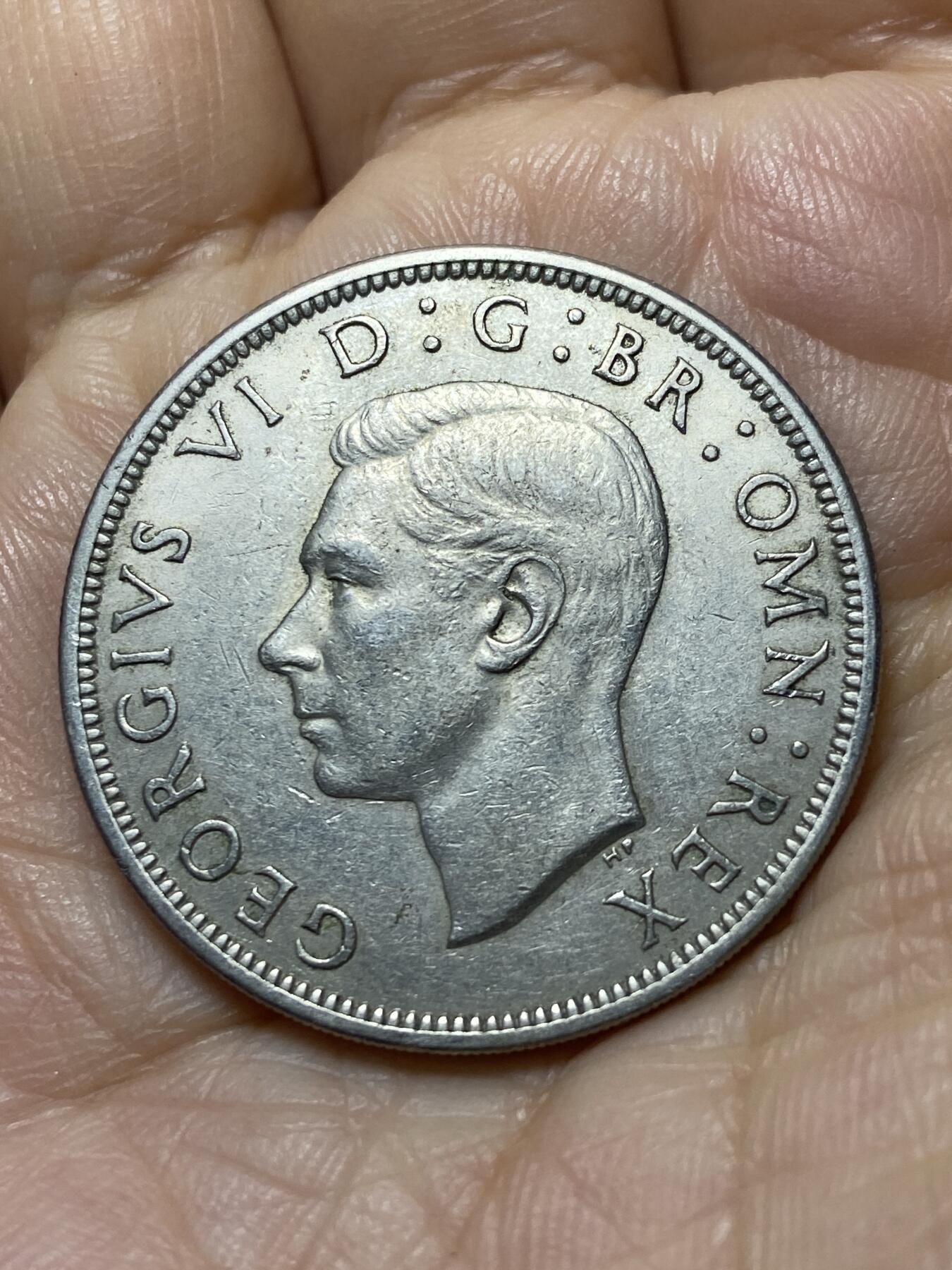 2025年第一百零七场(总第一百三十三场）外国好品散币(免佣金) 英国🇬🇧1950年半克朗(乔治六世第三版)