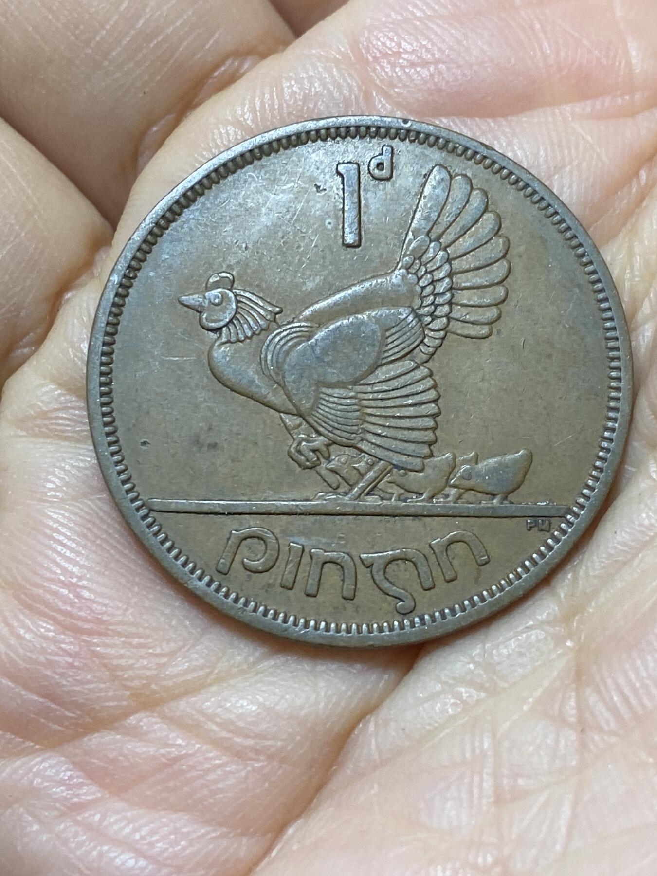 2025年第一百零七场(总第一百三十三场）外国好品散币(免佣金) 爱尔兰1950年1便士(共和国时期第一套)