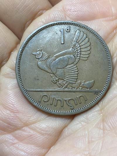 2025年第一百零七场(总第一百三十三场）外国好品散币(免佣金) - 爱尔兰1950年1便士(共和国时期第一套)