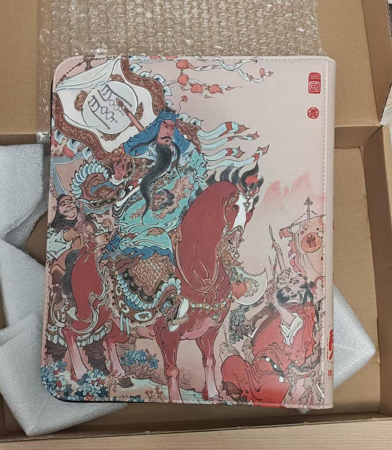 光影卡牌第24期，各家亲签，各家套卡，持续收拍品 陈岱青绘三国卡册1本，全新到货未使用