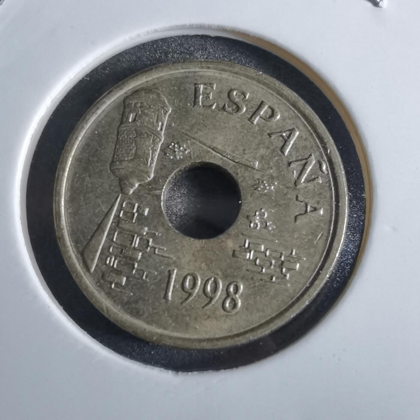 沼泽如烟--第867场 西班牙1998年25比塞塔
