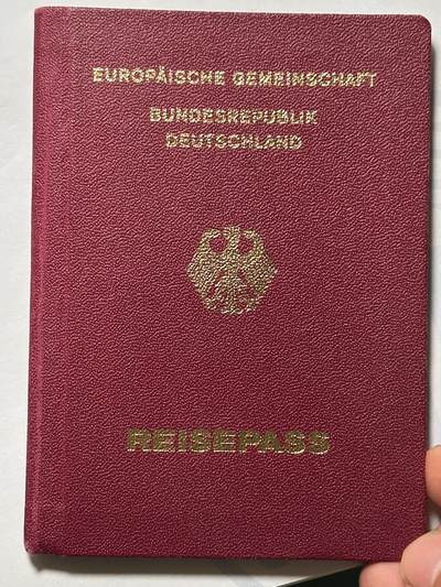 八十八场 - 联邦德国老护照一本！莱比锡发行