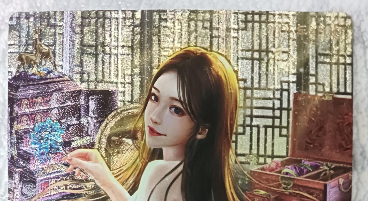 花开卡拍第42期（10月12号周日截拍，品控勿拍!!!拍品不寄存，运费5元，自制卡难免瑕疵，可能存在轻微撞角爆边等出厂瑕疵，品控介意勿拍！） 卡玩帕克满赠 神州群英志花蕊夫人 粗闪
