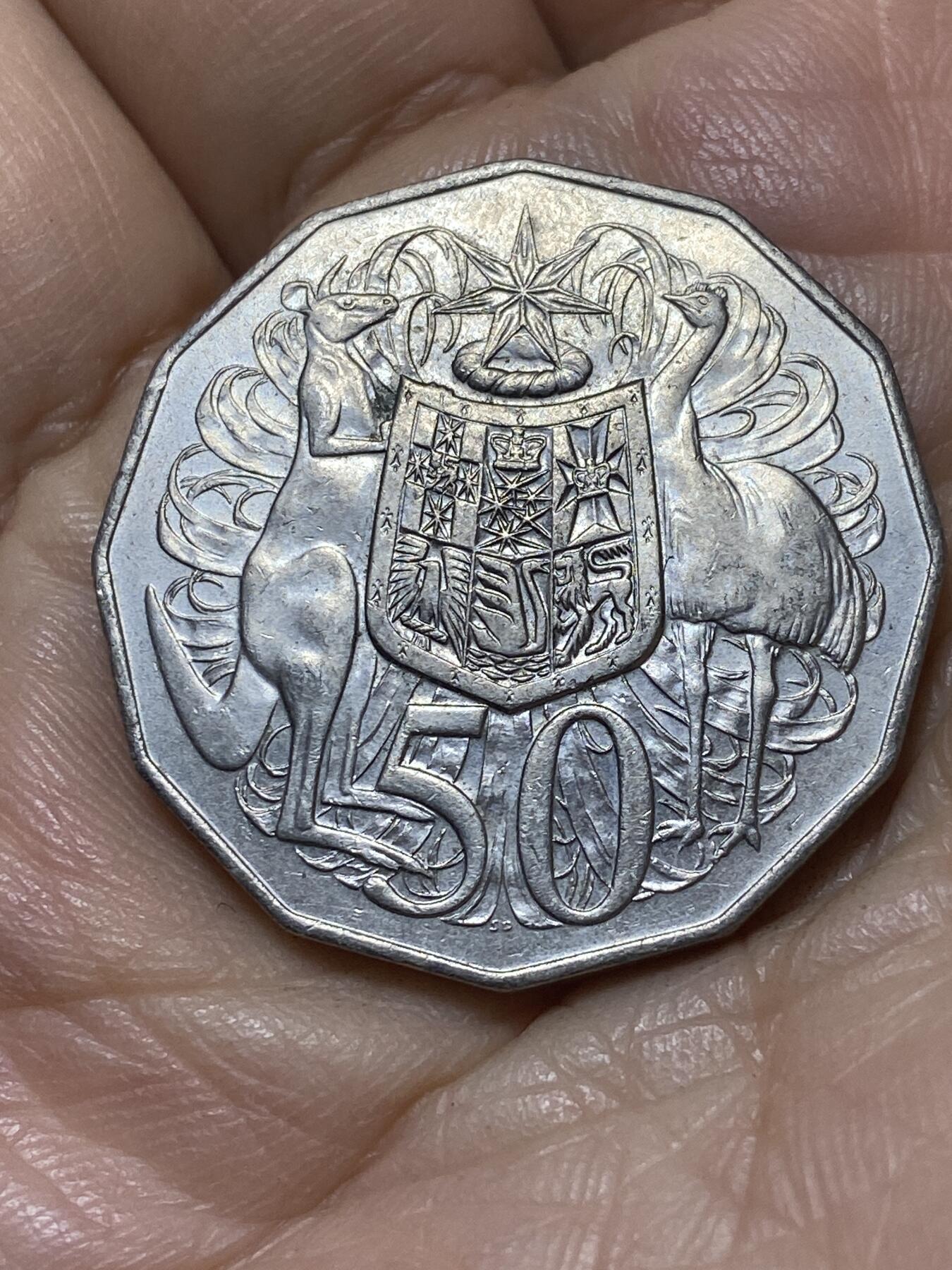 2025年第一百零七场(总第一百三十三场）外国好品散币(免佣金) 澳大利亚🇦🇺1983年50分(伊丽莎白二世中年花冠)