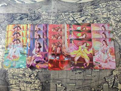 光影卡牌第24期，各家亲签，各家套卡，持续收拍品 - 青鸾殿射八雕天龙第一弹，一套15张