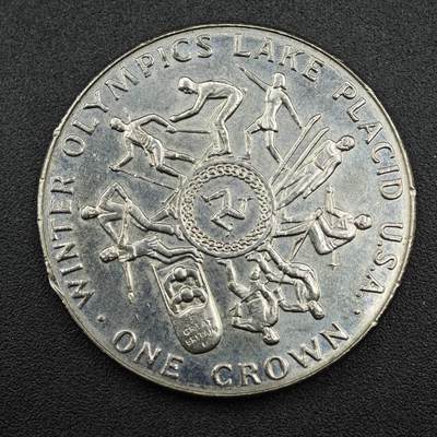 【淘币小摊】实时拍第七百六十三拍  国庆10拍 克朗币银币场 外出13号发货  满百包邮可预留二周 每周一统一发货   - 马恩岛1980年莫斯科奥运会克朗纪念币