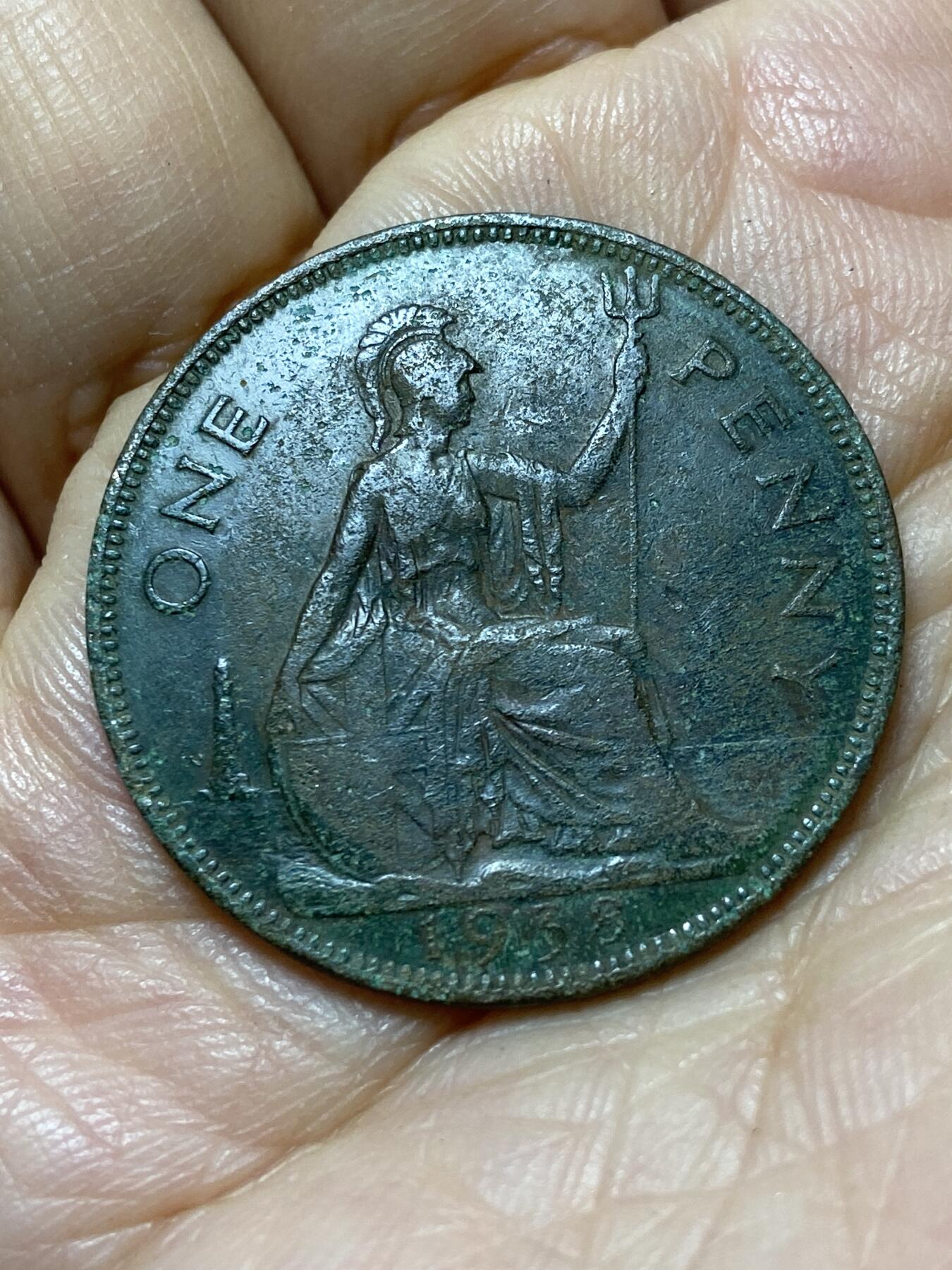 2025年第一百零七场(总第一百三十三场）外国好品散币(免佣金) 英国🇬🇧1938年1便士(乔治六世第一版)