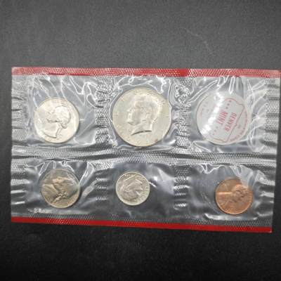 【淘币小摊】实时拍第七百六十六拍  国庆10拍 银币套币场 外出13号发货  满百包邮可预留二周 每周一统一发货   - 美国1964年肯尼迪套币
