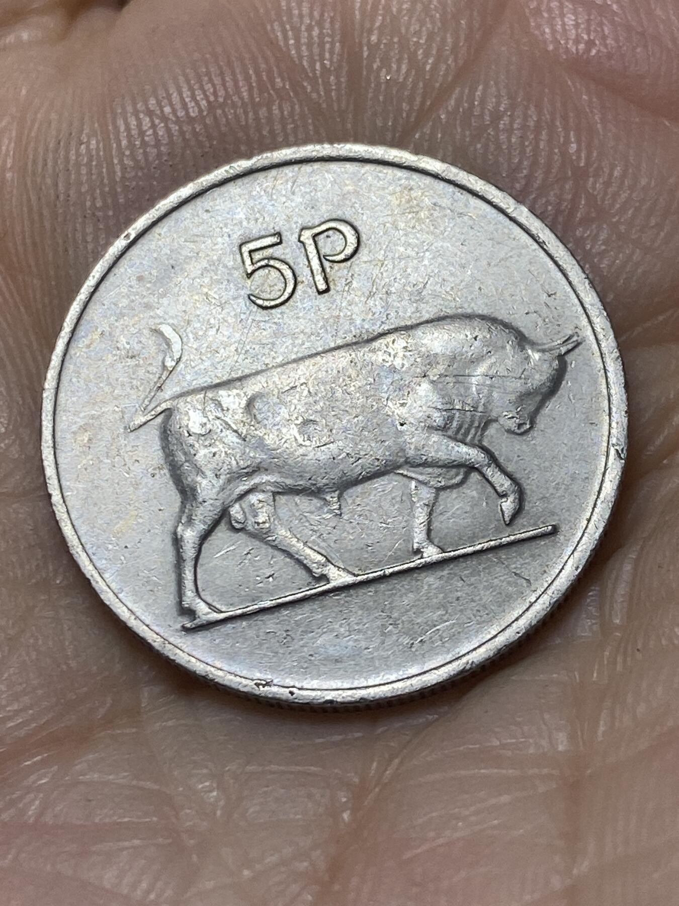 2025年第一百零七场(总第一百三十三场）外国好品散币(免佣金) 爱尔兰🇮🇪1978年5便士(共和国时期第二套第一版)