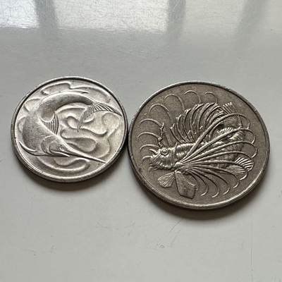 🌹外币初藏🌹🐯2025年第113场  每周二四六晚8️⃣点 接代拍 新加坡1982年1对