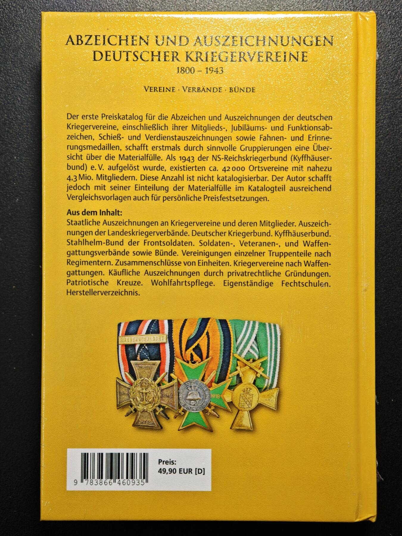 【德藏】世界币章拍卖第149期（拍品征集中~欢迎藏友联系） 全新未拆封 1800-1943 德国战争徽章奖章目录 全彩铜板纸印刷 硬壳精装 全书约600+页
