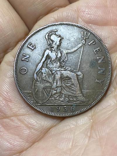 2025年第一百零七场(总第一百三十三场）外国好品散币(免佣金) - 英国🇬🇧1936年1便士(乔治五世逝世年，第三版关门年)