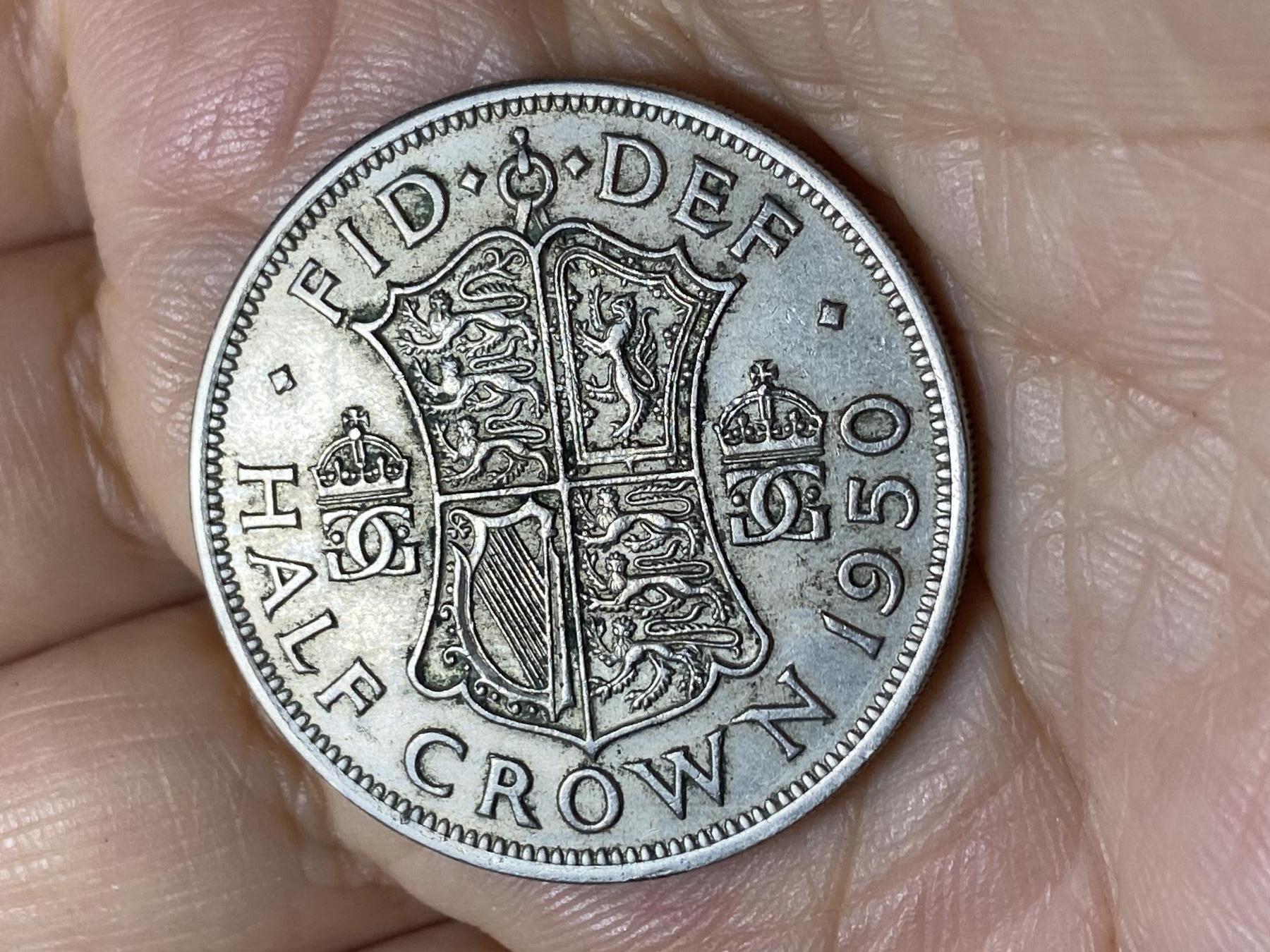 2025年第一百零七场(总第一百三十三场）外国好品散币(免佣金) 英国🇬🇧1950年半克朗(乔治六世第三版)