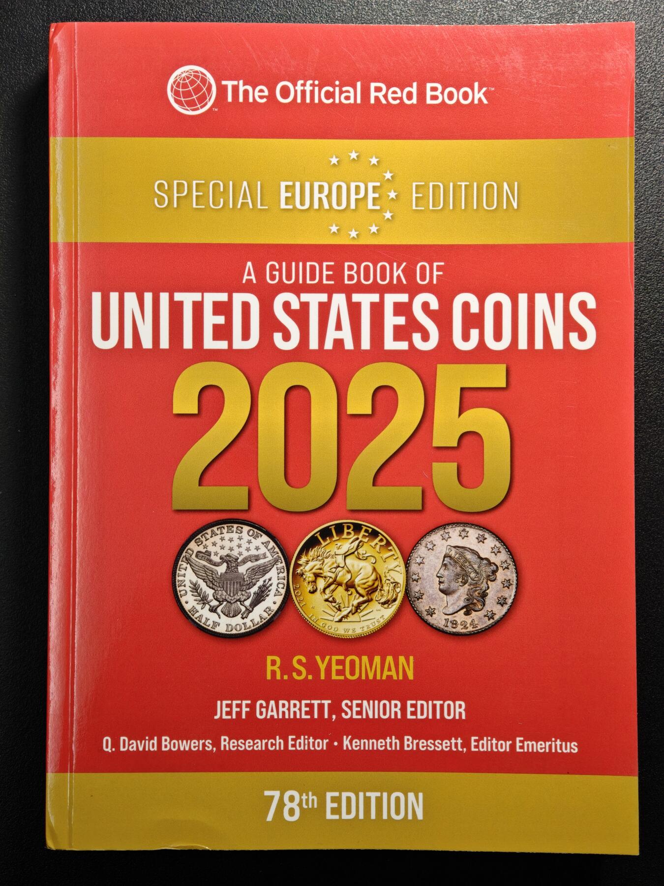 【德藏】世界币章拍卖第149期（拍品征集中~欢迎藏友联系） 全新 2025版 美国硬币目录 收集美国钱币必备的工具书 全彩铜版纸印刷 全书约472页